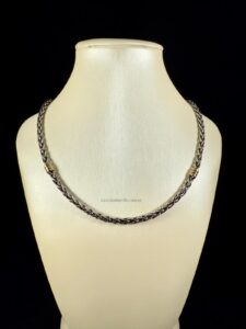 Cadena Espiga Plata y Oro.