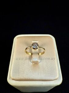 Anillo Cintillo Oro 18k.